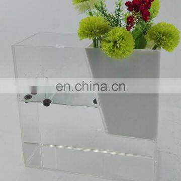 Factory supply custom design decoration gift flower display acrylic vase