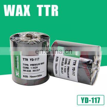 "1 Core" With 1Inch Core for Wax Ribbon Size for 60mm*300m--black photo-2