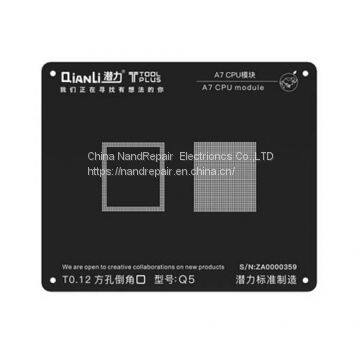 Qianli Square Hole Iblack Stencil CPU Reballing Module для A7 A8 A9 A10 A11