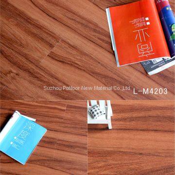 PVC flooring sheet tiles slotted click lock 4.2mm thickness 0.4mm wear layer