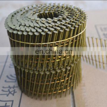 15 Degree Wire Collated Weld Coil Nail coil roofing nails FOR WOOD PALLET COIL NAILS