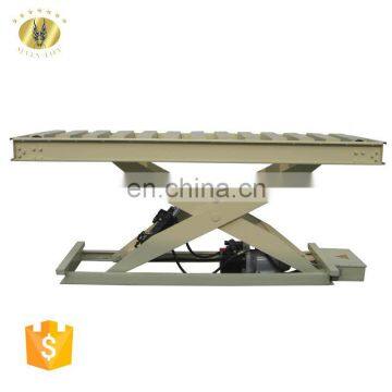 7LSJG Shandong SevenLift Roller Top Foot Pump Hydraulic Manual Lift Table