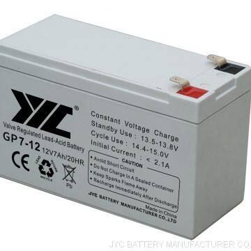 12V 7AH 7.2AH Sealed Lead Acid (SLA) Battery for Alarm & UPS System