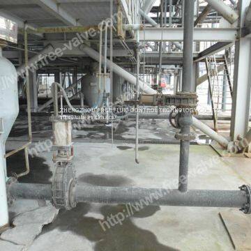 Z644TC-150Lb DN80 Pneumatic Ceramic Balance Gate Valve for Coal Power Station