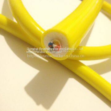 Rov Wire Umbilical With Sheath Color Blue  Cable Anti-seawate & Acid-base