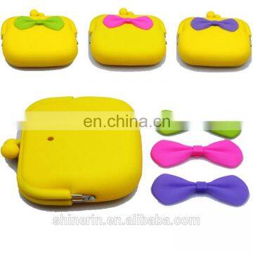 Euro Style High Quality Metal Clip Clutch Bags Women's Gift Silicone Purse Wallet photo-3