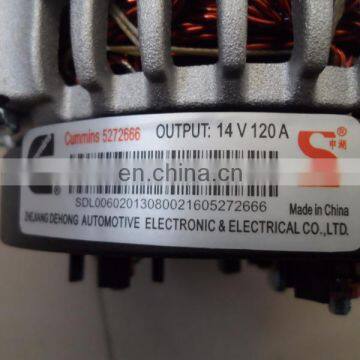 low price 14v 120A 5272666 Alternator made in china 120A