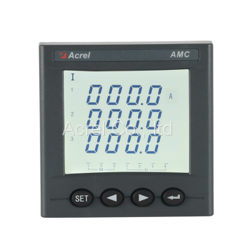 LCD Display Multi Function Meter Current 3 Phase Meter AMC72L-AI3