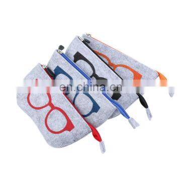 Pretty felt Eye glasses pouch sunglasses bag