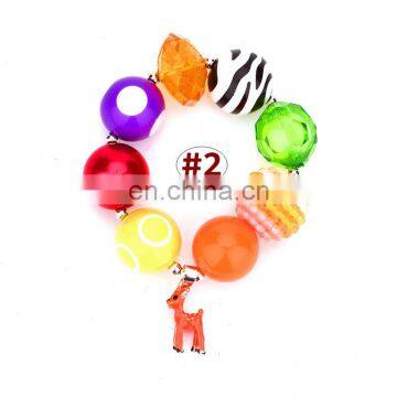 Children Bracelet Kids Girl Colorful Bracelet With Deer Pendants Birthday Holiday Gift 4Colors photo-4