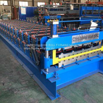 Tr4 Tr5 Tr6 Galvanized Sheet Metal Roof Roll Forming Machine photo-2