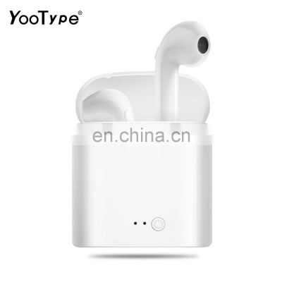 Best i7s tws i7s mini wireless bt headphone i7s tws headphone i7s color earphone earbuds with charging box