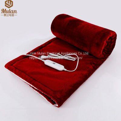 50x60 Inch Super Soft Warm Cozy Fluffy Electric Heat Throw Blanket photo-2