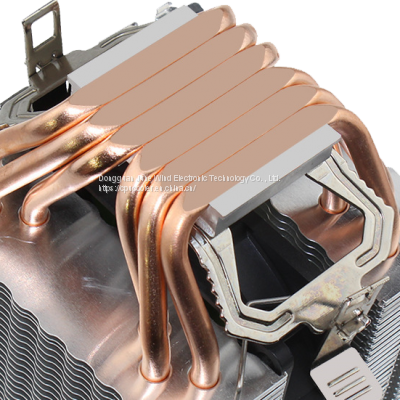 LIUYUEFENG X600 CPU Cooler 6 Heat Pipes With RGB Fan 3pin 90mm CPU Fan for Computer LGA775/115x/1366 AM2/AM3/AM4 photo-5