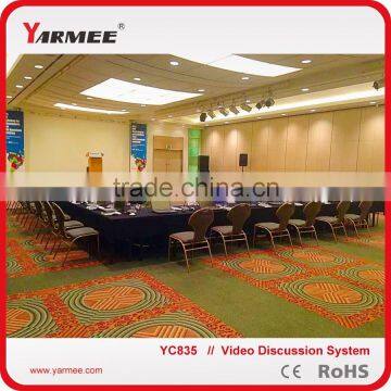 Guangzhou Yarmee conference system manufacturer Video Tracking conference room sound system YC835