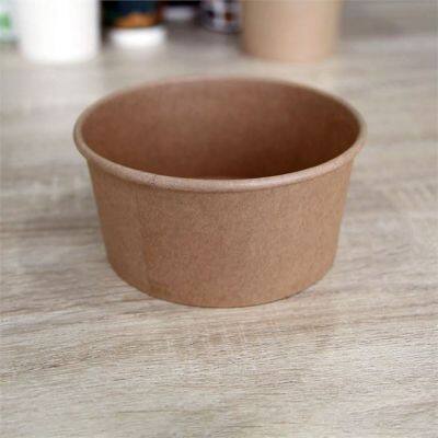 Kraft Paper Disposable Food Bowls photo-2