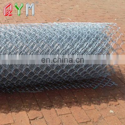 Aluminum PVC Coated Airport Chain Link Fence With Concertina Razor Wire