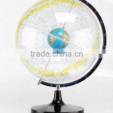 Transparent Astronomy Globe for teaching use