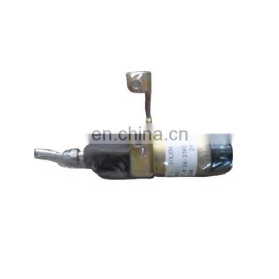 Shut off solenoid SA-3765-24 6CT 24V excavator engine stop solenoid valve