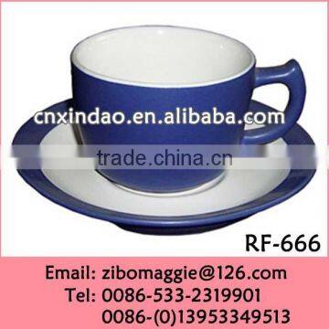 Daily Used Custom Made Promotion Porcelain Coffee Cups and Saucers for Tableware