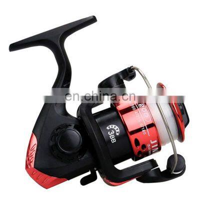 In Stock Wholesale Good Price Plastic 3BB 150g 5.2:1 Spinning Fishing Reel With Nylon Fishing Line