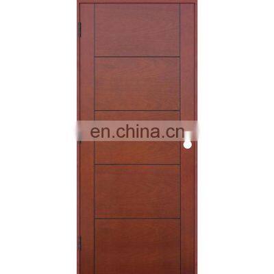 Walnut Solid Wood Entry Door Glass Inserts Door/luxury Double Entry Door photo-4