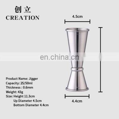 Creation Bartender Bar Tools 30 60ml Double Cocktail Slim Jigger photo-5