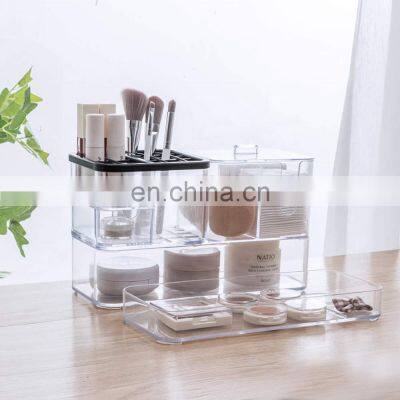 PS Cosmetic Storage Box Transparent Makeup Organizer and Jewelry Display Box For Dresser, Home photo-2