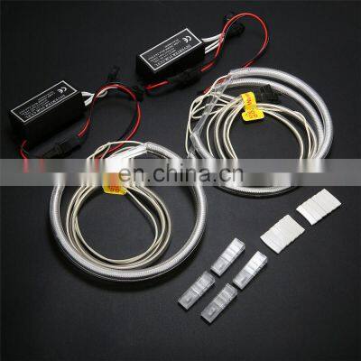 Angel Eyes Light For BMW E36 E38 E39 E46 White Car LED CCFL Halo Rings Headlight Auto DRL 4x 131&146 mm Lamp Kit