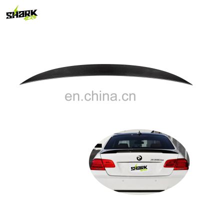 Drop Shipping For Bmw 3 Series E92 Coupe E92 M3 Carbon Trunk Spoiler Performance Style E92 Trunk Spoiler Carbon Car Wing Spoiler