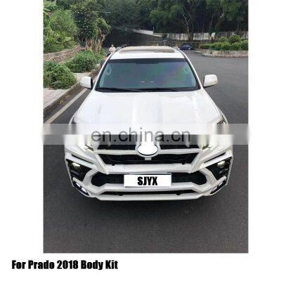 New design Body Kit for Land Cruiser Prado 2010-2020 Front and Rear Bumper Body Kits for Prado 2018