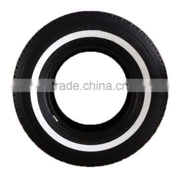 Made in China, Linglong, Triangle brand Good quality size 185R14C 195R14C 15C 205R15C Wsw white side wall passenger car tyres