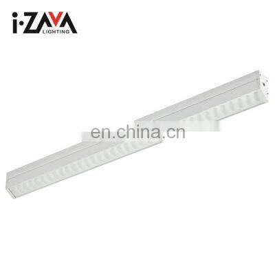 Guide Rail Ceiling Hanging Installation For Supermarket Light Aluminum 100CM 64W Smd Led Linear Light