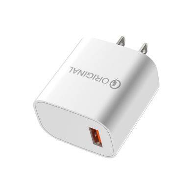 New 18W Fast Wall Charger PD Type C Quick Charger QC 3.0 Adapter for Iphone for Samsung Mobile Phones Cell Phones