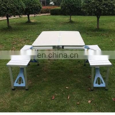 Portable Metal Small Dining Table Home Outdoor Barbecue Table and Chair Simple Folding Table photo-2
