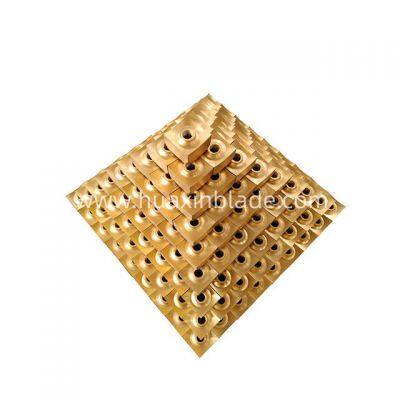 35x35x23 Titanium Plated Single Shaft Shredder Blade