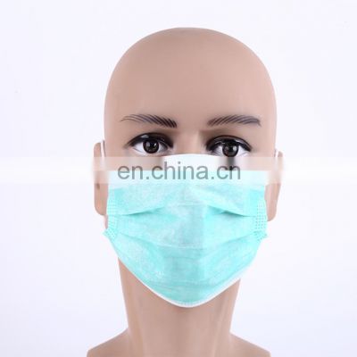 Xiantao disposable 3 ply non woven face mask wholesale cubrebocas mouth cover mask with custom logo