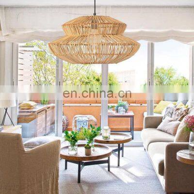 Hot Sale Ceiling Light Fixture Pendant Light,Natural Rattan Lampshade Decorative High Quality Cheap WHolesale