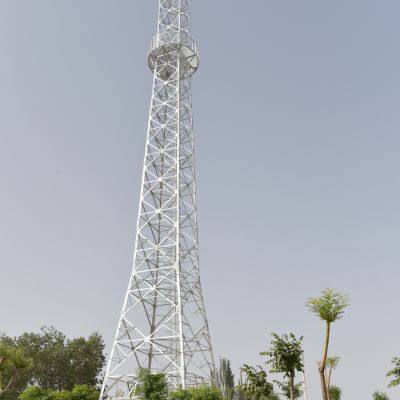 Galvanized Power Transmission Line Angle Steel Tower with 4 Legged