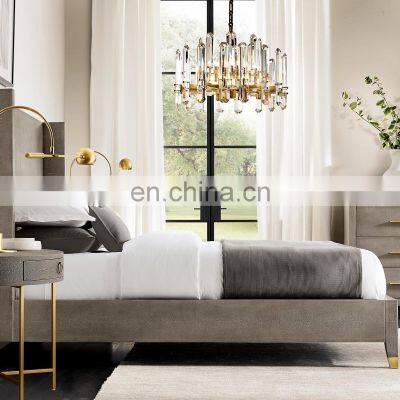 Bonnington Luxury Indoor Crystal Round Industrial Metal Chandelier Living Room Hotel Ceiling Home Decor Lighting Hang Lamps