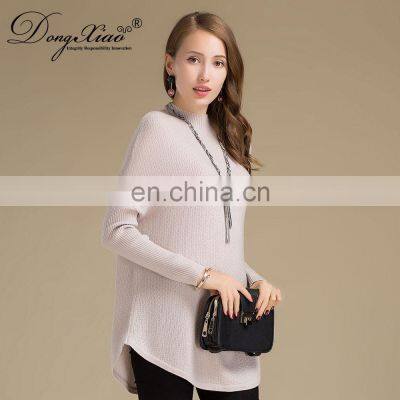 Customized Inner Mongolian 100% Pure Cashmere Latest Fashion Jumpers Women Winter Pullover Sweater For Woman photo-4