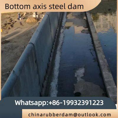 Anti fracture hydraulic lifting steel dam hydropower station stainless steel flap gate steel dam installation