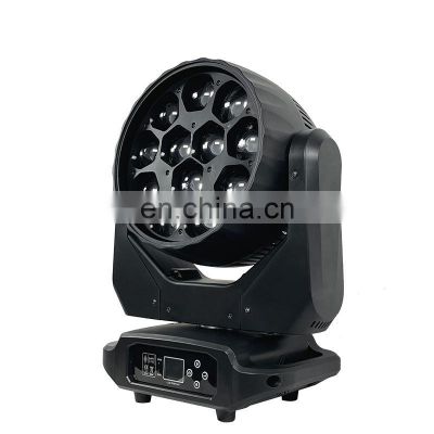 Professional Disco Stage Lighting  LED Moving Beam Zoom Light Zoom Bee Eye Rgbw Lighting