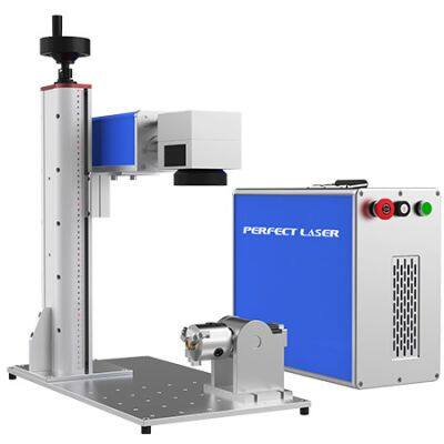 Factory price Portable engraving nameplate hard plastic gold and silver fiber laser marking machine