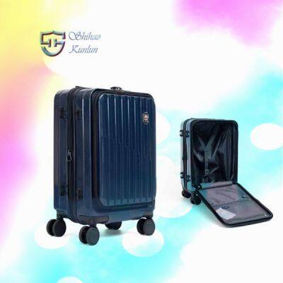 Customized Side Opening Bag Front Opening Lid Boarding Box Large Capacity Front Open Cover Travel Suitcase photo-5
