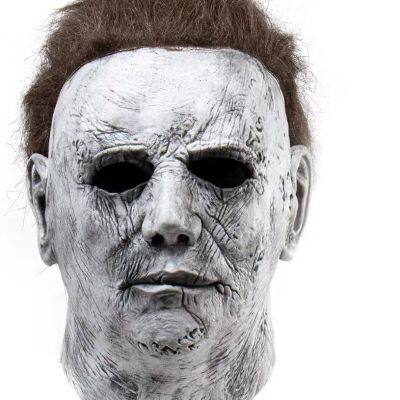 Michael Myers Mask Halloween Latex Creepy Theme Movie Mike Myer Cosplay Party Headgear Masks photo-2