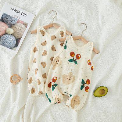 Newborn Bodysuit Baby Clothes Vest Summer Kids Romper Climb Crawl Suit Children's Pajama Onesie Jumpsuit