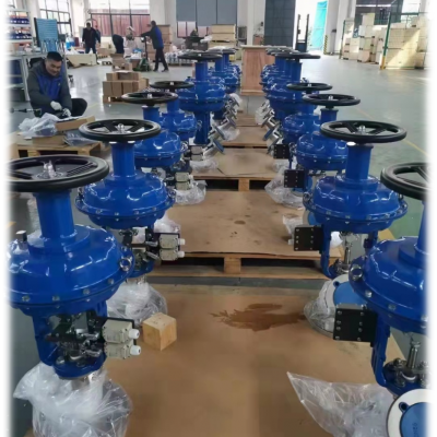 PTFE Lined Control Valve for Corrosive Chemical Applications