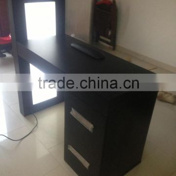 Beiqi salon furniture with LED light Manicure Table