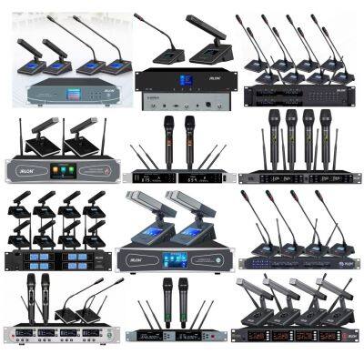 JRLON DH-3800 Eight-channel Wireless Conference Microphone With Swivel Neck photo-3